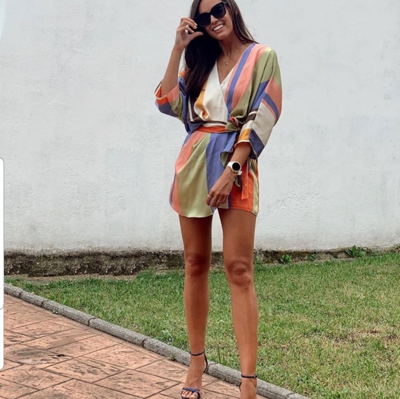 🌻 RESTOCK Zara Striped Jumpsuit dress - Picture 7 of 16